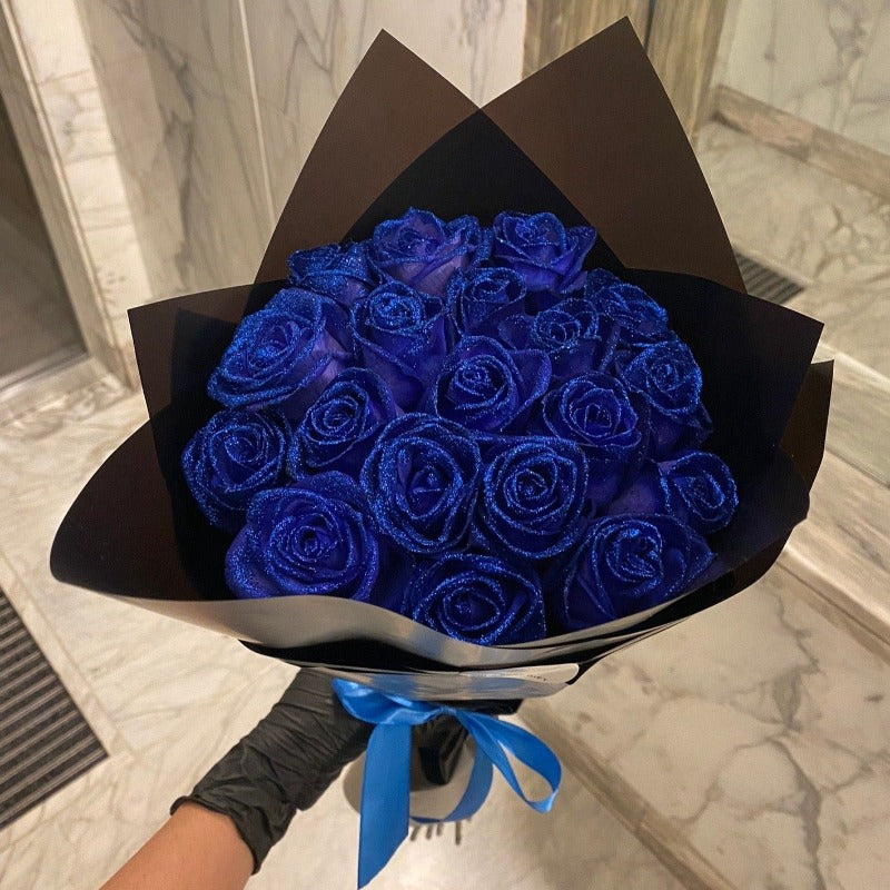 Glitter Rose Bunch For Mother's Day Gift