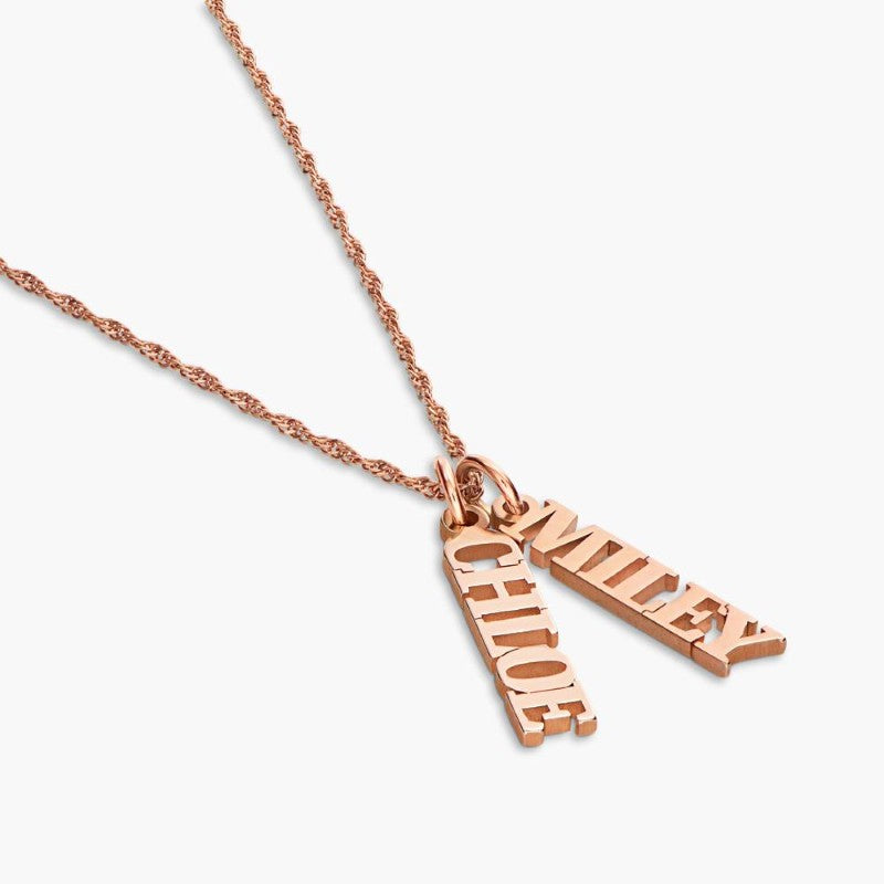 Custom Name Tag Necklace For Meaningful Mothers Day Gift