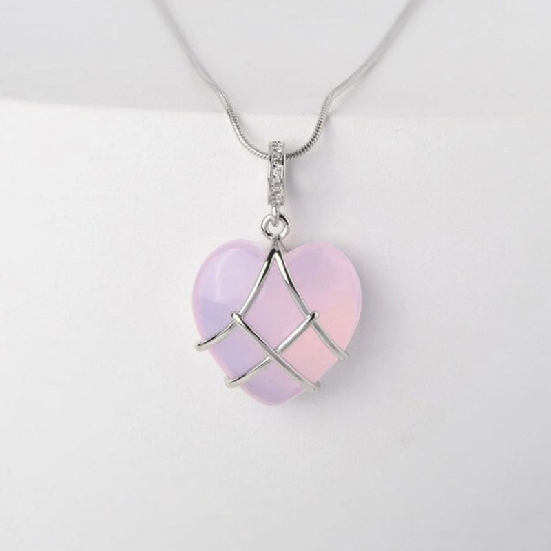 Mystic Moonstone Gem Necklace