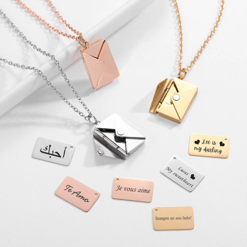 Personalized Letter Necklace And Keychain