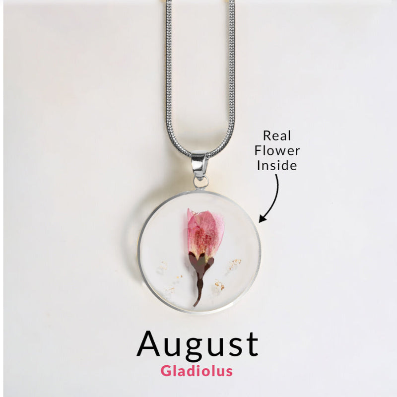 Forever Bloom Birth Flower Pendant