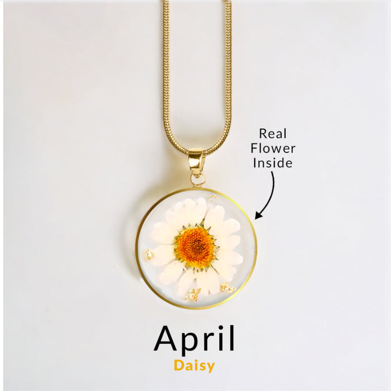 Forever Bloom Birth Flower Pendant