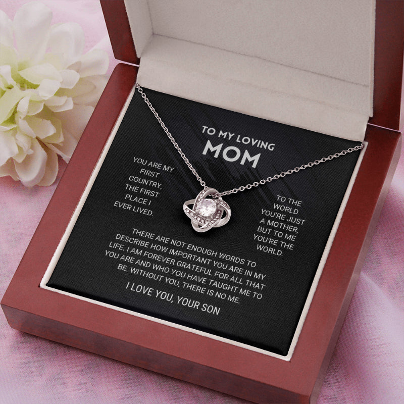 Stylish Gift With Sparkling Crystal Pendant For Mom