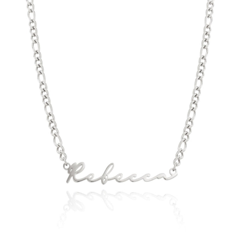 Custom Classy Name Signature Stainless Steel Necklace