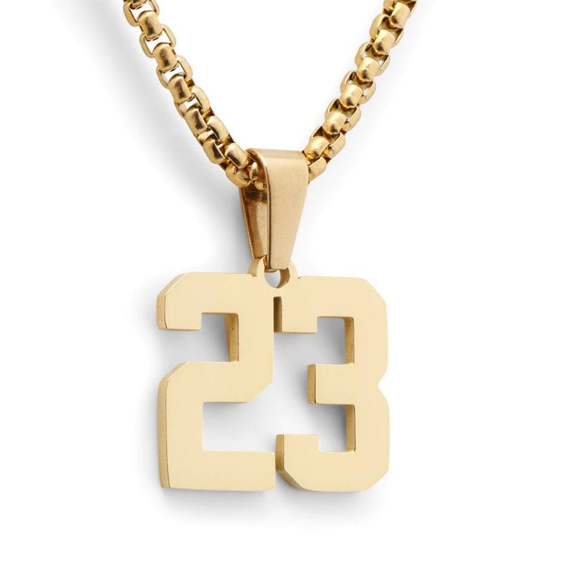 Customized Number Necklace For Sports Enthusiasts