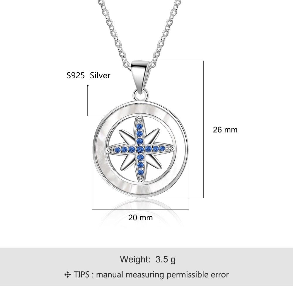 Snow Flower Pendant Silver Necklace For Women