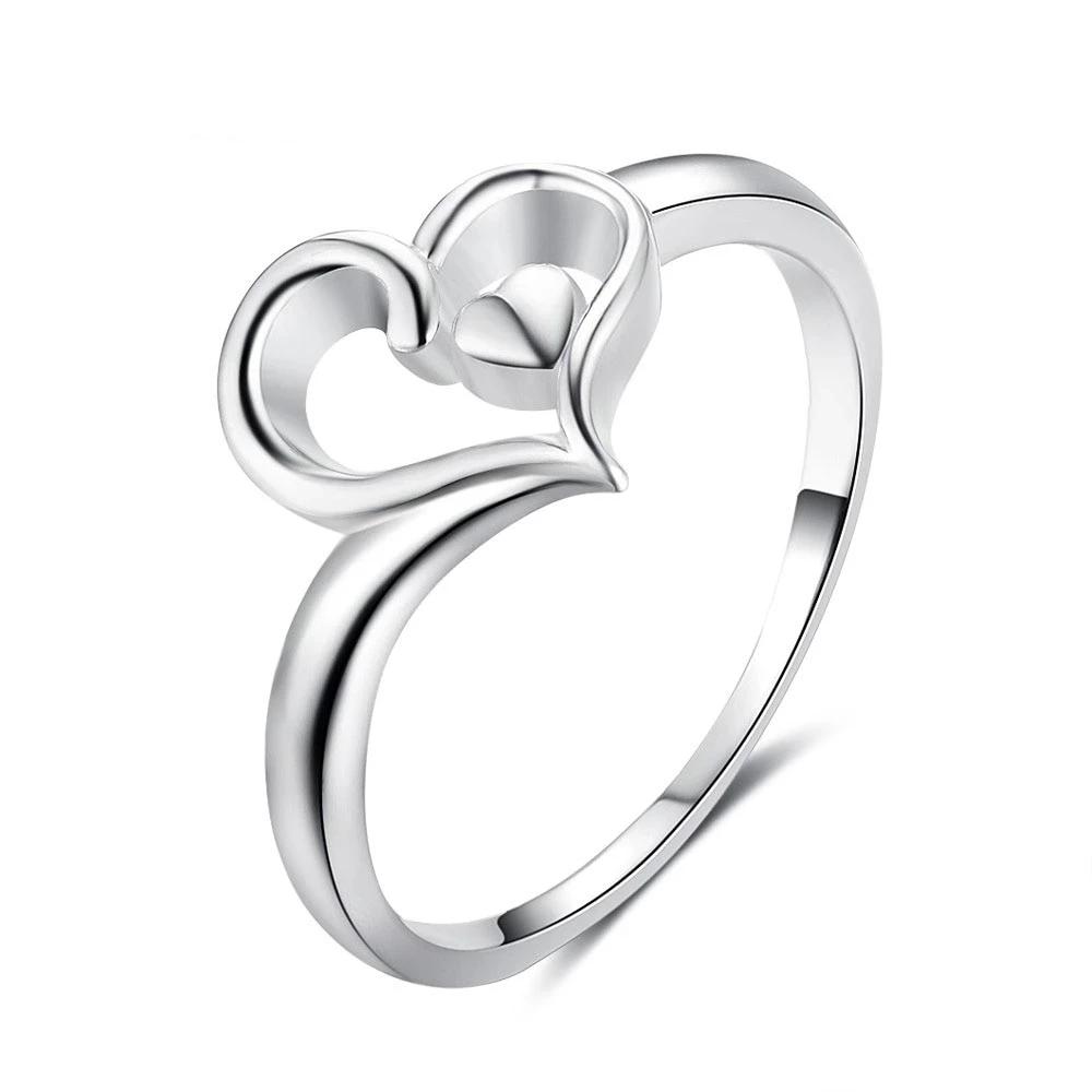 Heart Swirls - Sterling Silver Ring