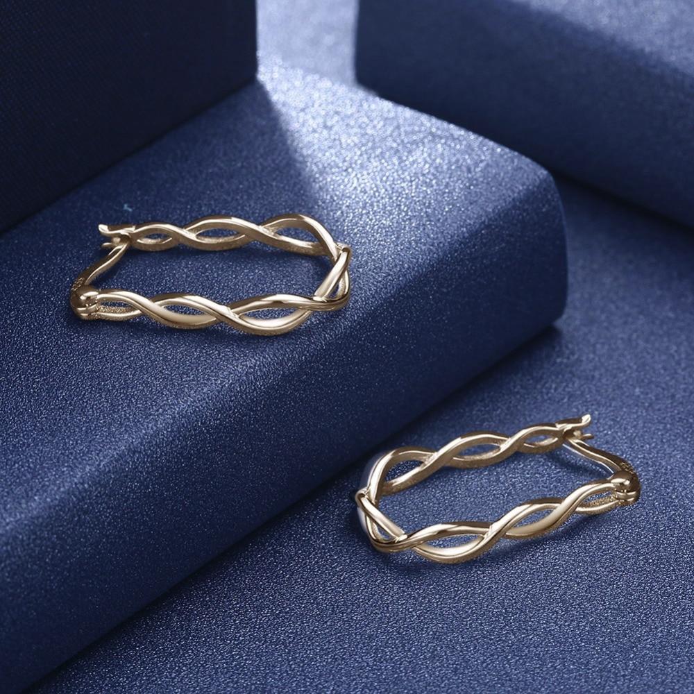 Silver Hoop Earrings For Women 2018 Prevent Allergy Classic Gold Earrings Trendy Gift
